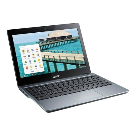 Acer - 11.6" Refurbished Chromebook - Intel Celeron - 2GB Memory - 16GB Solid State Drive - Gray