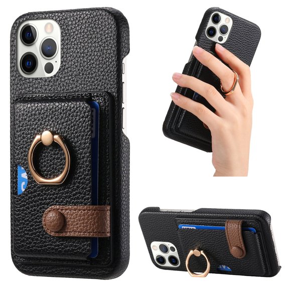 Compatible con iPhone 11 Pro, Funda GANGXUN con soporte magnético y tarjetero