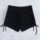 thumbnail image 4 of Gibobby Bañador de Bikini Bikini brasileño de cintura alta con estampado de tallas grandes para mujer(Negro,M), 4 of 5