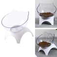 thumbnail image 3 of Cuencos elevados para gatos, alimentador de agua para alimentos para mascotas con soporte para gatos y perros, cuenco individual, cuenco multitransparente, cuencos elevados para perros Namotu LN-0592, 3 of 6