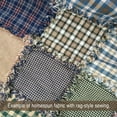thumbnail image 6 of Timber Green 2 Plaid Primitive Homespun Cotton Fabric Sold by the Yard - JCS Fabric, 6 of 7