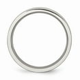thumbnail image 4 of Solid Titanium Flat 5mm Matte Brushed Finish Plain Classic Wedding Band Ring Comfort-Fit Size 5.5, 4 of 8