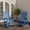 Navy Blue, variant on Oversized HDPE Outdoor Rocking Chair, All-Weather High Back Porch Rocker, Gray