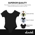 thumbnail image 4 of Girls' Team Basics Short Sleeve Leotard Black (size-10-12 ), 4 of 7