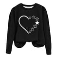 thumbnail image 1 of Birdeem Mode Femmes T-Shirt à Manches Longues Col Rond Imprimé Chandail en Molleton Blouse Tops, 1 of 1