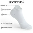 thumbnail image 2 of Honeysea 6 Pairs Ankle Socks for Women Men Heel Tab Athletic Running Socks, 2 of 7