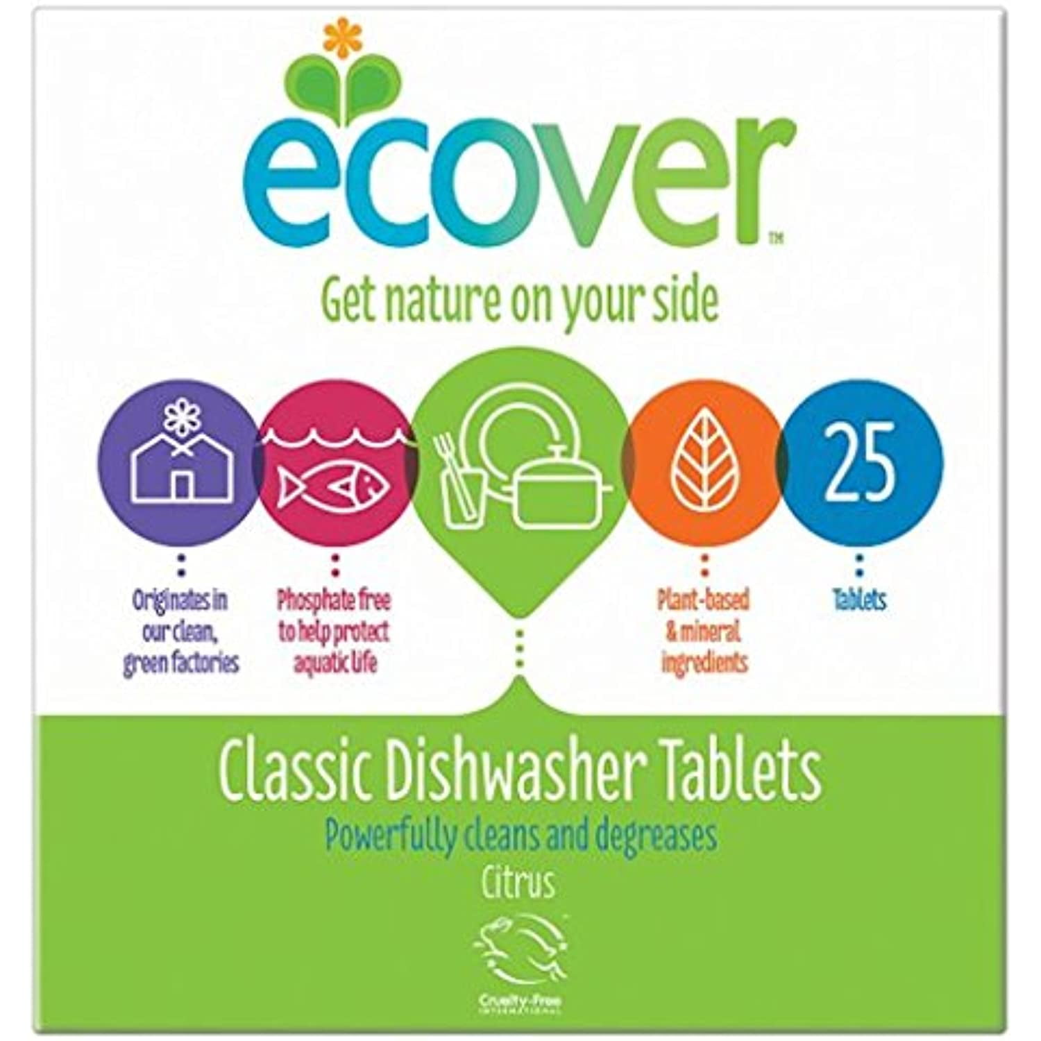 Ecover Dishwasher Tablets Box Of 25