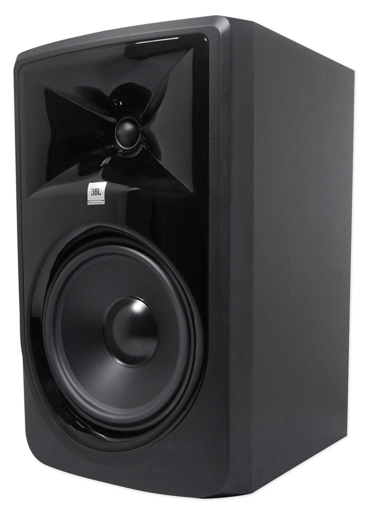(2) JBL 308P MkII 8" Powered Studio Monitor Monitoring Speakers+White 29" Stands - image 3 of 11