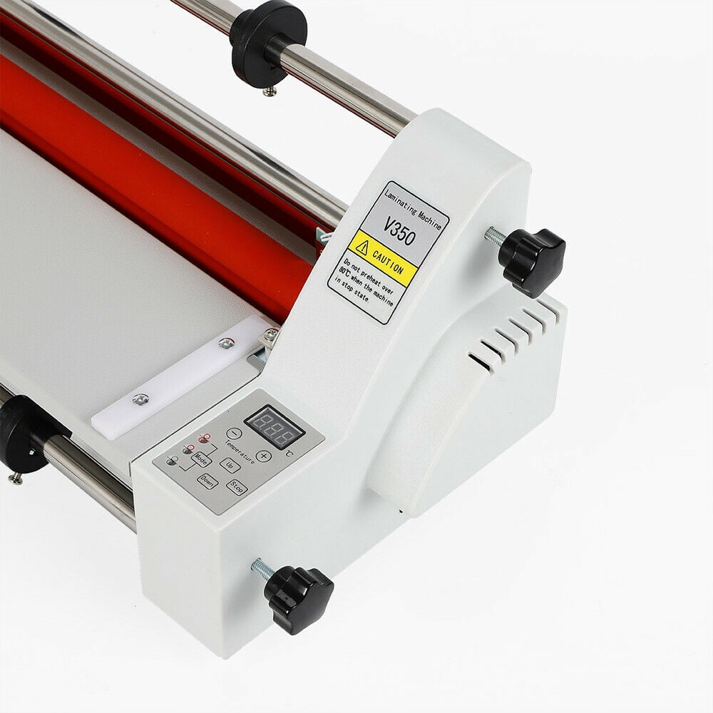 13" Roll Laminator, Single and Dual Sided Laminating Machine with 4 Rollers