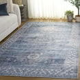 thumbnail image 3 of Safavieh Arizona 3'-0" X 5'-0" Polyester Power Loomed Rug In Blue / Light Blue, 3 of 12