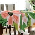 thumbnail image 5 of Yayeee Tablecloths 60" x 90" Rectangle Wrinkle Resistant Party Table Cover, Retro Pink Floral, 5 of 8