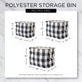 thumbnail image 3 of Design Imports CAMZ12515 Maille Patte Rectangle Polyester Animal Bin&44; Gris - Petit, 3 of 5