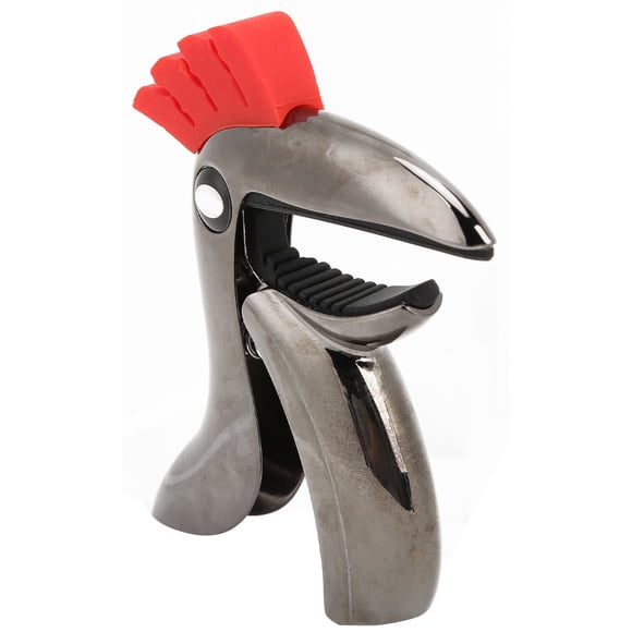Capo de guitarra con forma de pájaro, aleación de Zinc, cambia fácilmente, accesorios de instrumentos musicales Folk Pop, negro brillante