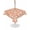 Apricot, White, Cream, variant on Outdoor Tablecloth with Umbrella Hole for Patio/Picnic/Party/Camping, Green Starfish Coastal Waterproof Table Cloth Round Cover Washable, Shell Conch Coral Nautical Summer (Dia 60")