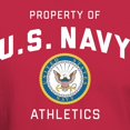 thumbnail image 3 of CafePress - Property Of U.S. Navy Athletics Dark T Shirt - Men's Classic Graphic Cotton T-Shirt, 3 of 4