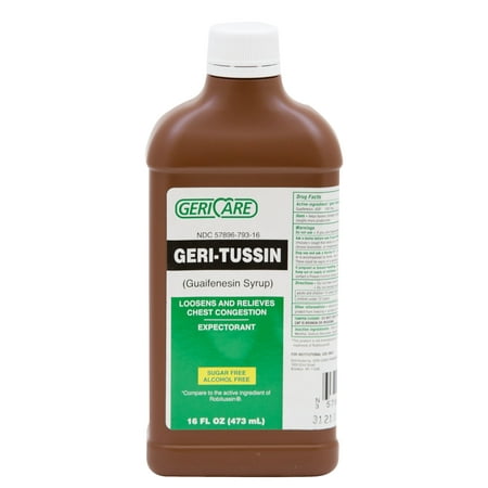 Geri-Tussin Cough and Cold Relief 57896079316 16 oz 1 (Best Over The Counter Cold Meds)