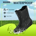thumbnail image 3 of HSBDNZQ Rain Boots for Men Waterproof Fashionable Rubber Boots Non-slip Outdoor Garden Boots Mid Calf Muck Work Shoes Comfort Lightweight Rainboots for Fishing Climbing, 3 of 6