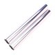 thumbnail image 3 of 2 piezas de aluminio aleación relé palitos de pista suministros portátiles equipos para adultos accesorios de juegos deportivos resistentes carreras Plata, 3 of 8