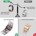 thumbnail image 3 of ANTHOUSE Strap Compatible with Apple Watch Band 40mm 38mm 44mm 42mm 41mm 45mm 49mm Women Men, Light Resin Bracelet iWatch Bands With Stainless Steel Buckle For iWatch Series 8 7 6 5 4 3 2 1 SE Ultra, 3 of 15