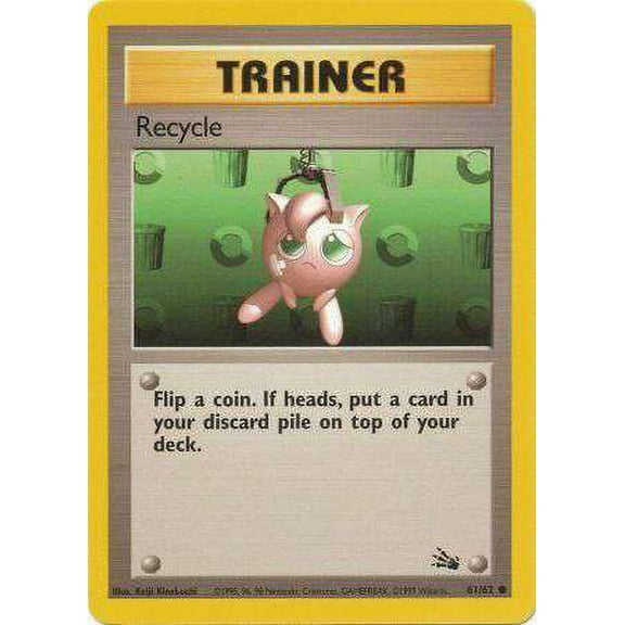 Pokemon Fossil Common Recycle #61