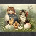 thumbnail image 3 of CafePress - Vintage Easter Dark T Shirt - Men's Classic Graphic Cotton T-Shirt, 3 of 4