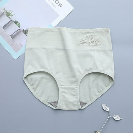 

Promotion!Women s Underwear High Waist Panties Cotton Stretch Briefs Soft Underpants Breathable Panties