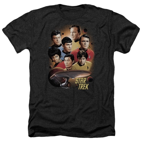 Star Trek - Heart Of The Enterprise - Heather Short Sleeve Shirt - XX-Large