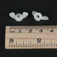 thumbnail image 5 of Uxcell M4 Wing Nuts Butterfly Nut Nylon Hand Twist Tighten Fasteners White 25 Pack, 5 of 5