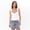 White, variant on Women‌ ‌Going Out Tops Sleeveless Backless Y2K Strappy Ruched Crop Top Summer Tight Tank S-L