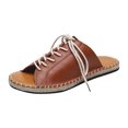 thumbnail image 2 of New Espadrille Flat Roman Sandalias de suela blanda de playa para mujer Wmkox8yii ytu1613, 2 of 8