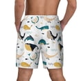 thumbnail image 4 of Goofa Cute Whale Printed Men's Swim Trunks Board Shorts Quick Dry Mens Swimming Trunks with Compression Liner,Breathable Fit Hawaii Beach Shorts-Large, 4 of 9