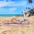 thumbnail image 6 of Panda Microfiber Quick Drying Beach Towel with a Carrying Bag Absorbent and Sand Free Towel for Kids Teens Adults Travel Gym Camping Pool Yoga Outdoor and Picnic, 6 of 7