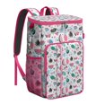 thumbnail image 1 of Tropical Pineapple Cooler Backpack - Leakproof 20L Insulated Lunch Bag with Exotic Fruit Pattern for Beach & Camping, 1 of 6
