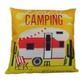 thumbnail image 3 of Happy Camper | Red | Pillow Cover | Camper Decorations | Throw Pillow | Vintage Camper | Camper Gifts | Camper Decor | Gift Ideas, 3 of 5