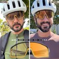 thumbnail image 2 of KAPVOE Photochromic Cycling Glasses MTB Sports Transition Triathlon Running Men Women Clear Mountain Bike Sunglasses, 2 of 6