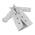 thumbnail image 4 of Figura de acción masculina a escala 1/12, ropa, abrigo cortavientos, gabardina, regalo para niños Gris, 4 of 9