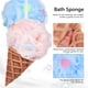 thumbnail image 4 of 3 uds., esponja de baño para niños, esponja de baño para helado, esponja de baño para niños pequeños, esponja de baño, Bola de ducha, 4 of 4
