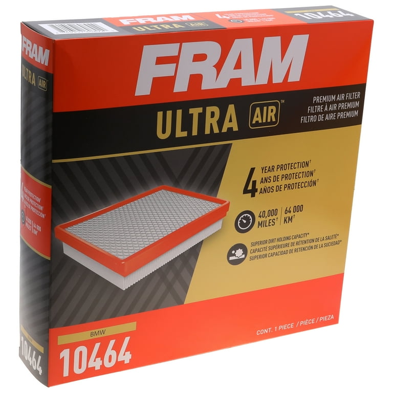 FRAM Ultra Air Premium Engine Air Filter, XGA10464, Fits Select