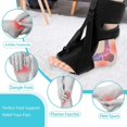 thumbnail image 4 of Plantar Fasciitis Night Splint 4-Piece Set - Includes Massage Ball, Drawstring Pouch, Arch Support, Adjustable Plantar Fasciitis Relief for Women and Men, 4 of 5