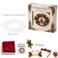 thumbnail image 5 of 3D Fabric Poke Wreath DIY Kit, Christmas Wreath DIY Kits for Adults 3D Fabric Poke Art Craft Kit, Beginner-Friendly Holiday Wreath Making Kit, Door & Wall Decor, Christmas Decorations, 5 of 6
