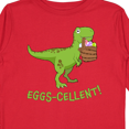 thumbnail image 4 of Inktastic Eggs-cellent Cute Easter T-rex Dinosaur Boys or Girls Long Sleeve Toddler T-Shirt, 4 of 5