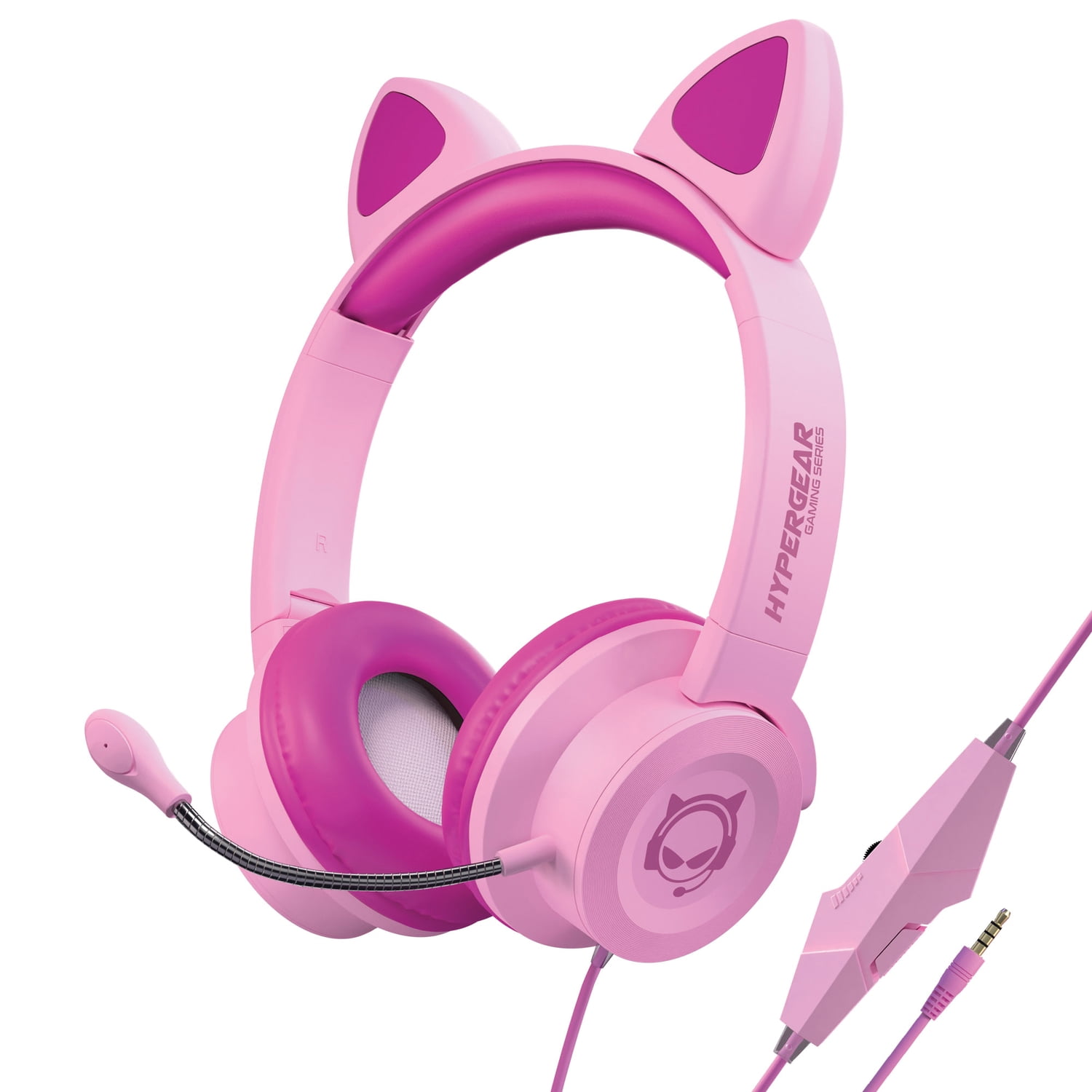 HyperGear 15554 Kombat Kitty Gaming Headset Pink