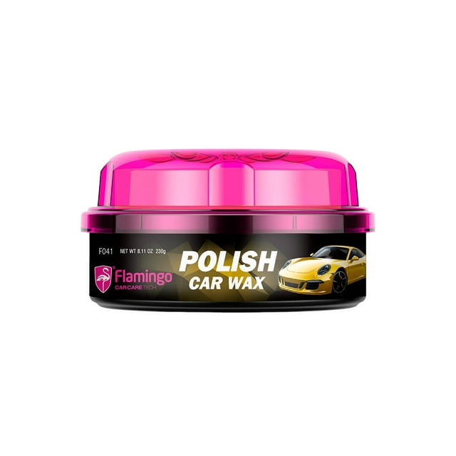 Cera Flamingo Polish Car Wax Pasta Lata De 230 G Modelo F041