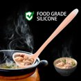 thumbnail image 2 of 11.4 Inch Silicone Soup Ladle Spoon Restaurant Kitchen Scoop Utensil Cooking Supplies Orange, 2 of 7
