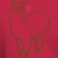 thumbnail image 3 of CafePress - Cute Alpaca Dark T Shirt - Men's Classic Graphic Cotton T-Shirt, 3 of 4