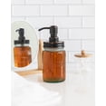 thumbnail image 6 of Jarmazing Products Vintage Blue Glass Mason Jar Soap and Lotion Dispenser - Two-Pack - Oil-Rubbed Bronze, 6 of 6
