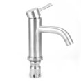 thumbnail image 4 of Grifo monomando, grifo de acero inoxidable G1/2 Grifo de agua fría y caliente Grifo de acero inoxidable Rendimiento confiable, 4 of 8