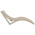 thumbnail image 5 of Pemberly Row Contemporary Pool Chaise Sun Lounger Taupe, 5 of 9