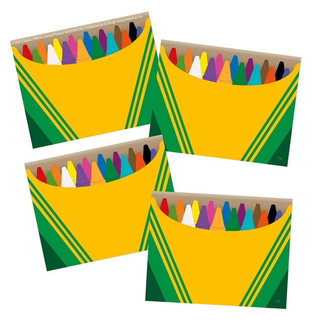 Etiquetas de identificación Eureka Crayola, crayones autoadhesivos, 40 unidades
