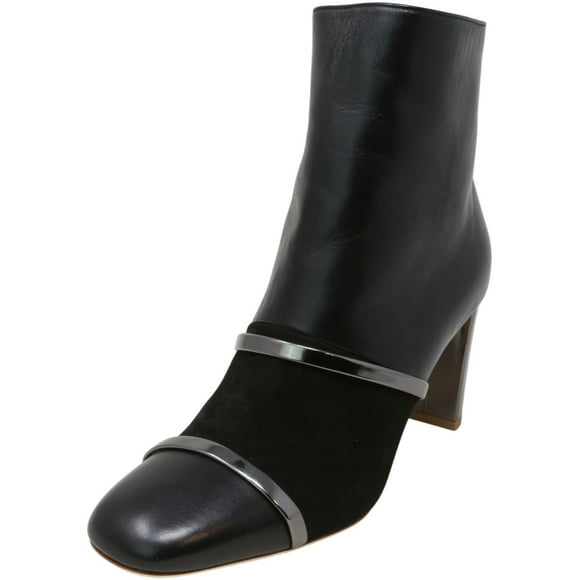 Malone Souliers Women's Dakota Ms 70-2 Black / Anthracite High-Top Leather Boot - 5M